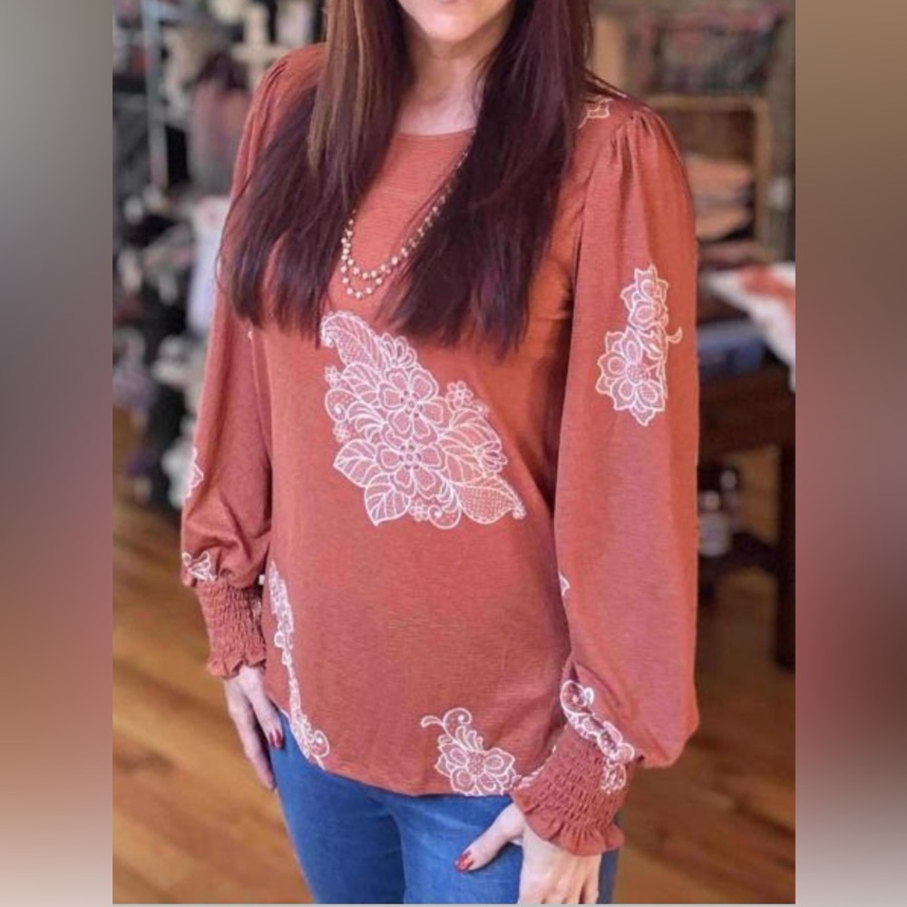 NWT Lularoe Josey Smocked Blouse